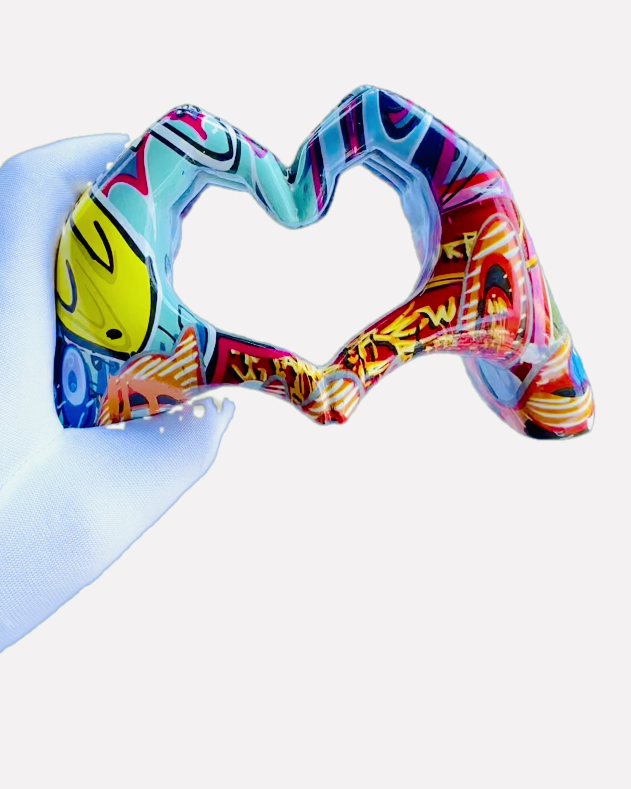 Figura decorativa Colorido Suporte Decorativo ArtBrace - possibilidade de personalização com gravação, para presente