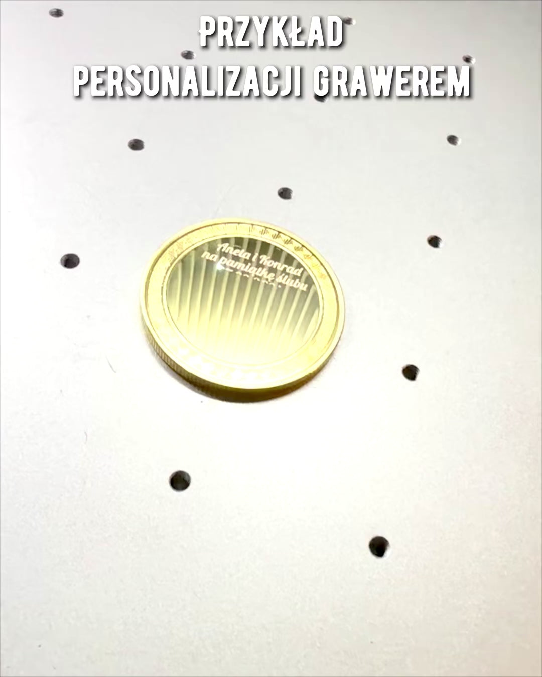 Moeda Desafio Vazia com Possibilidade de Personalização com Gravação – Colecionável, 40mm, quatro modelos