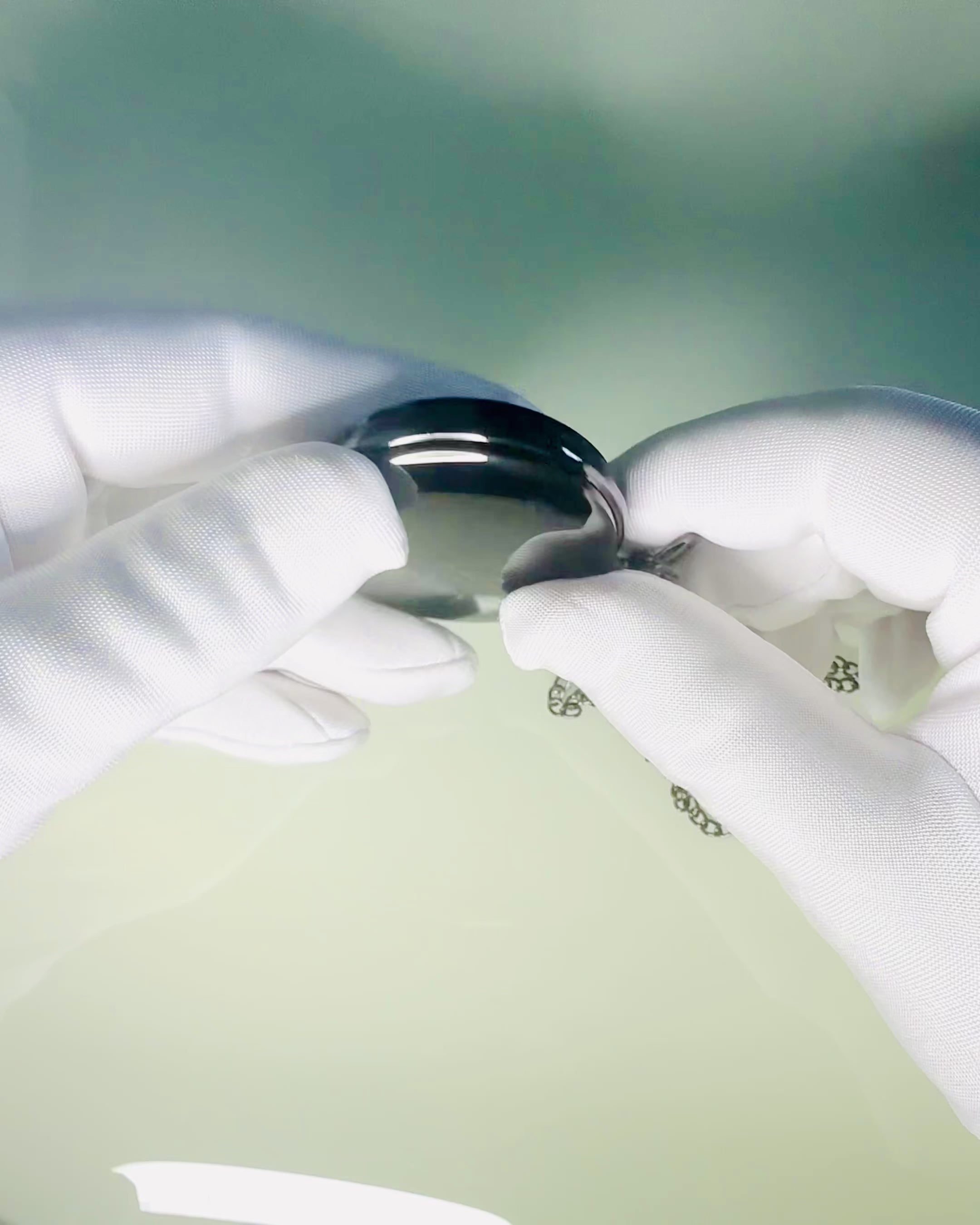 Relógio de Bolso Preto "Klasyczny Elegans" com possibilidade de gravação