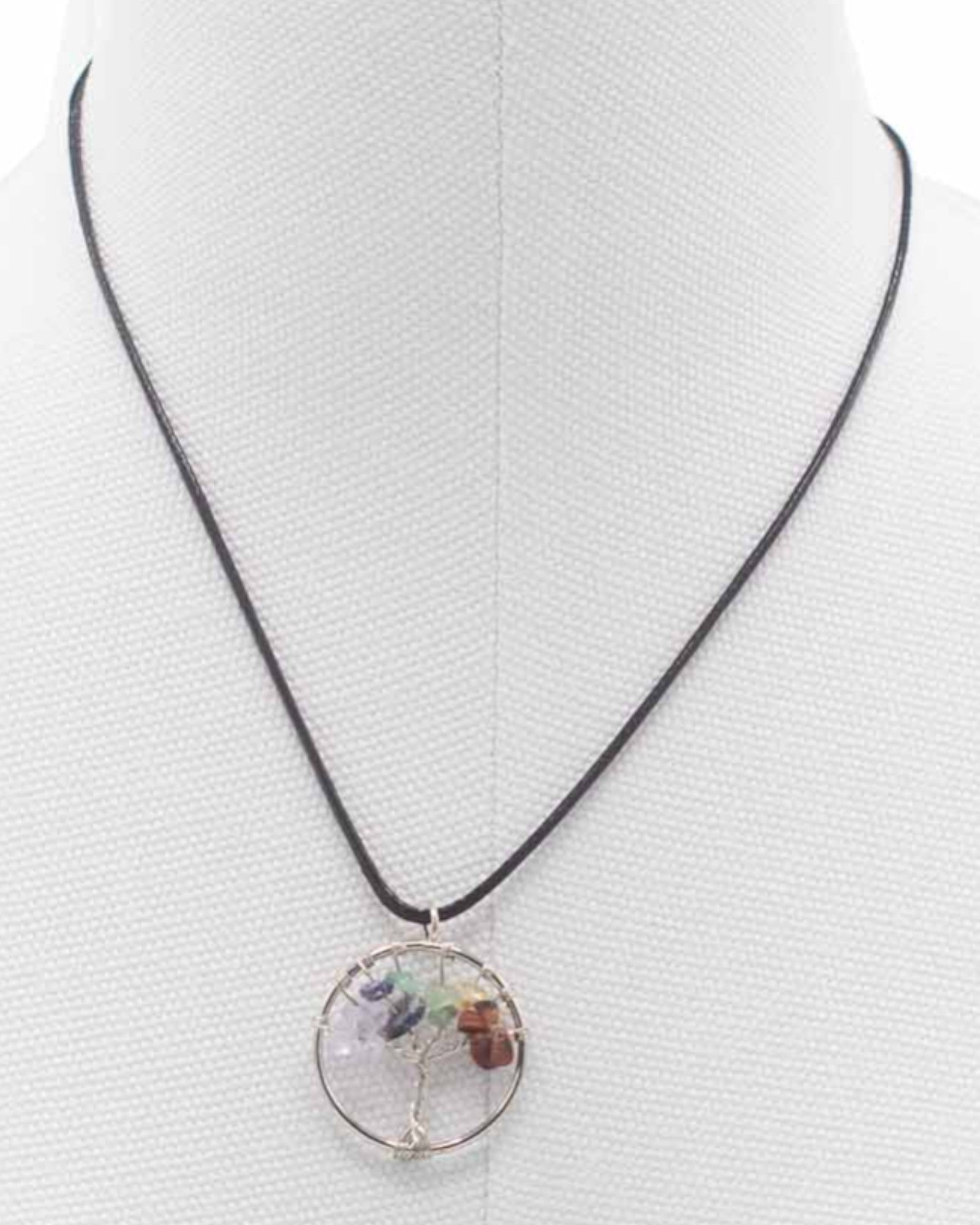 Colar Árvore da Vida Equilíbrio dos Chakras – Pedras Naturais