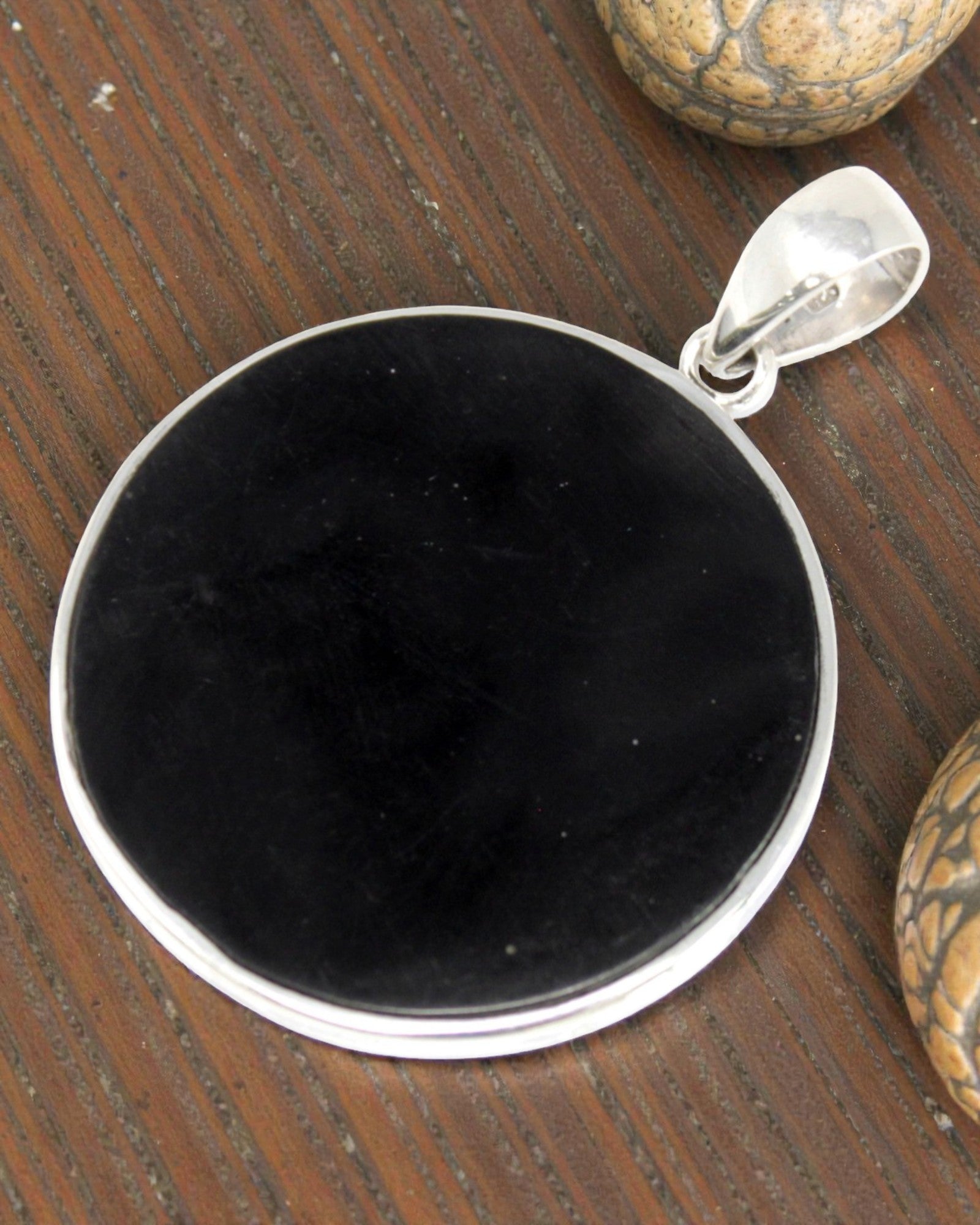 Pendente de Prata Árvore da Vida 30 mm – Abalone Ocean Glow