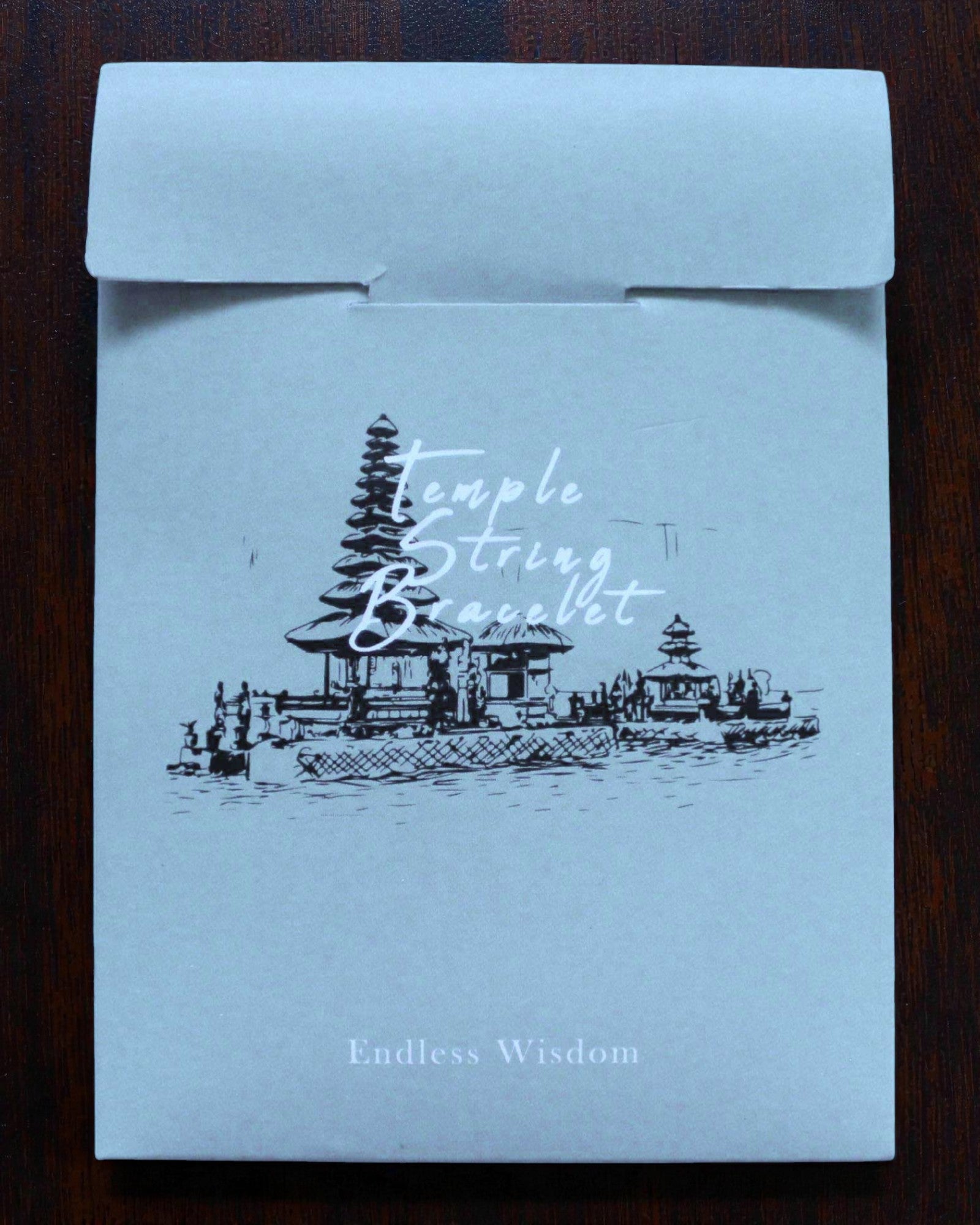 Pulseira de cordão do templo Infinite Wisdom – Sabedoria Infinita