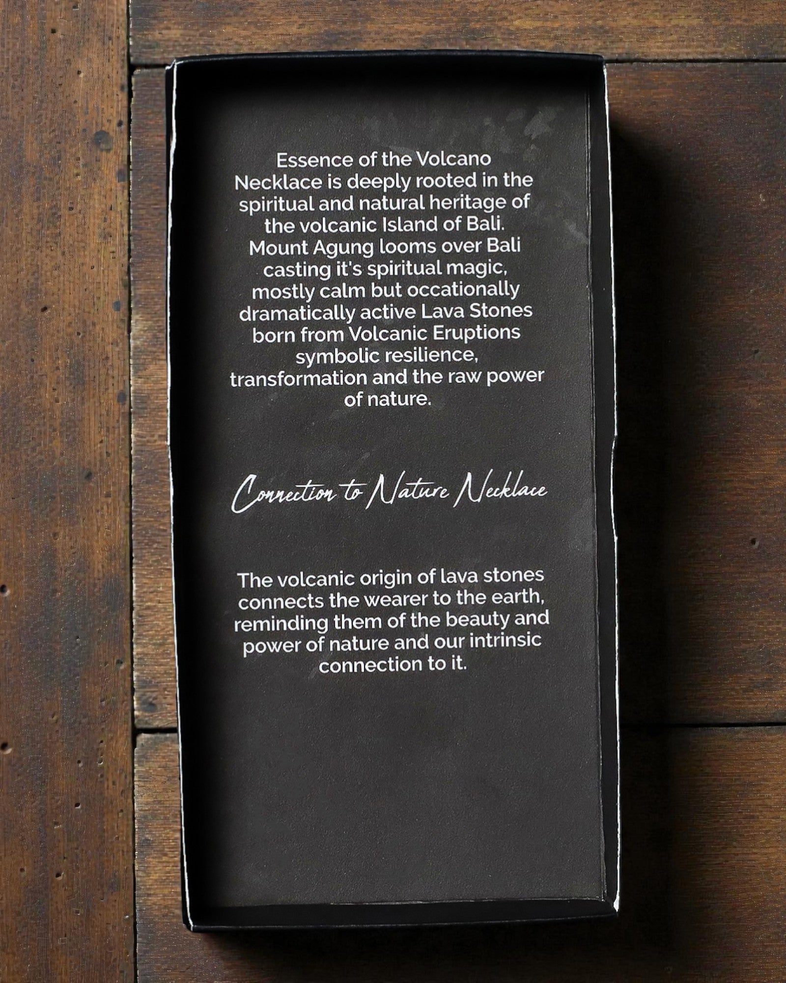 Colar Essência do Vulcão – Ligação à Natureza