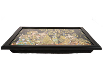 Suporte para portátil G. Klimt, Colagem (CARMANI), personalizável com gravação, ideal para oferecer, dimensões: 30.5x40.5cm, elegante e confortável para trabalhar ao colo