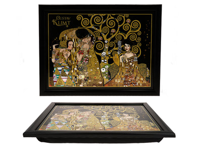 Suporte para portátil G. Klimt, Colagem (CARMANI), personalizável com gravação, ideal para oferecer, dimensões: 30.5x40.5cm, elegante e confortável para trabalhar ao colo