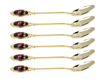 Colheres revestidas a ouro de 24K Kujawskie, pretas
