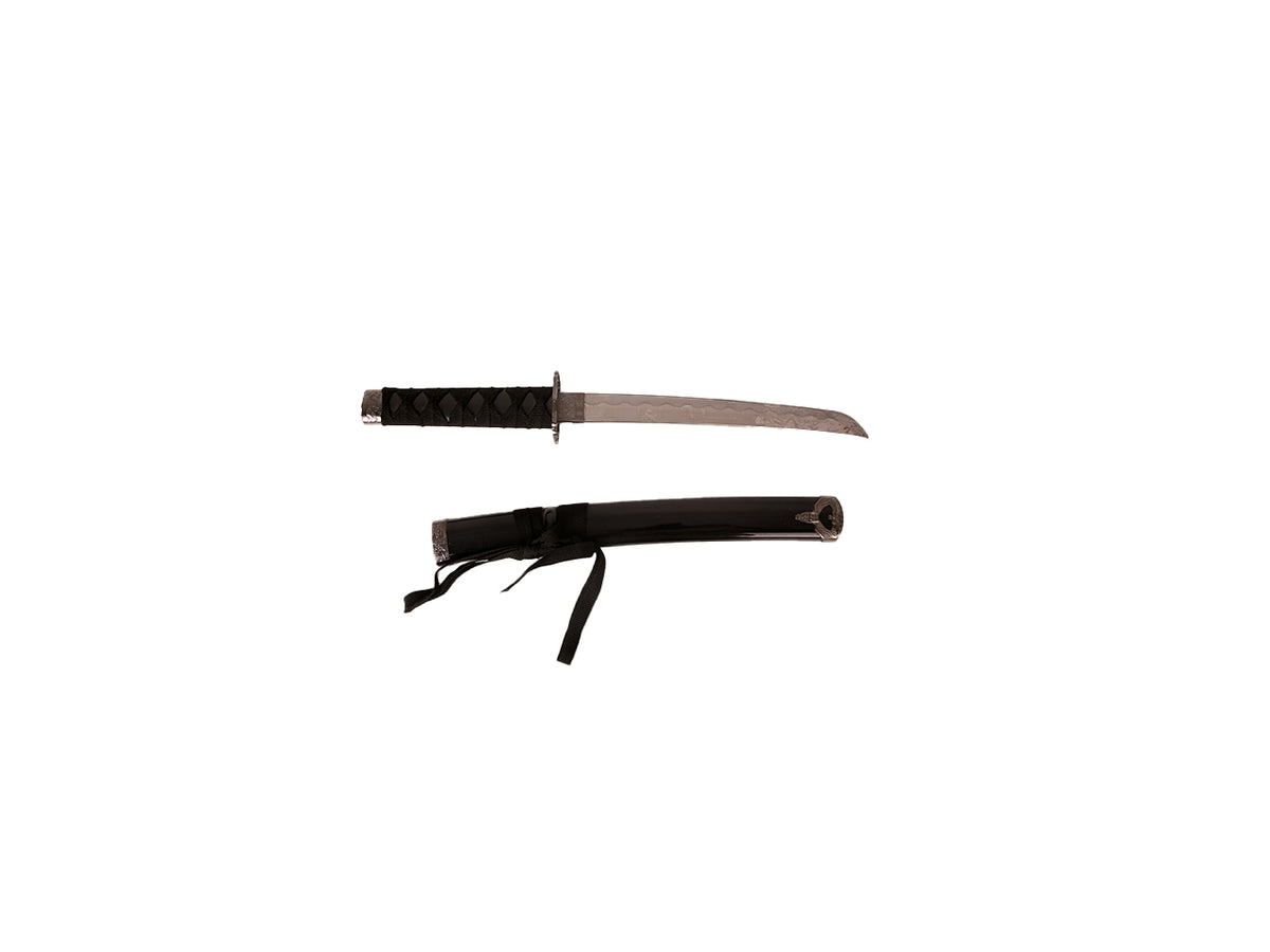 Conjunto de 3 espadas de samurai num suporte, com possibilidade de personalização por gravação