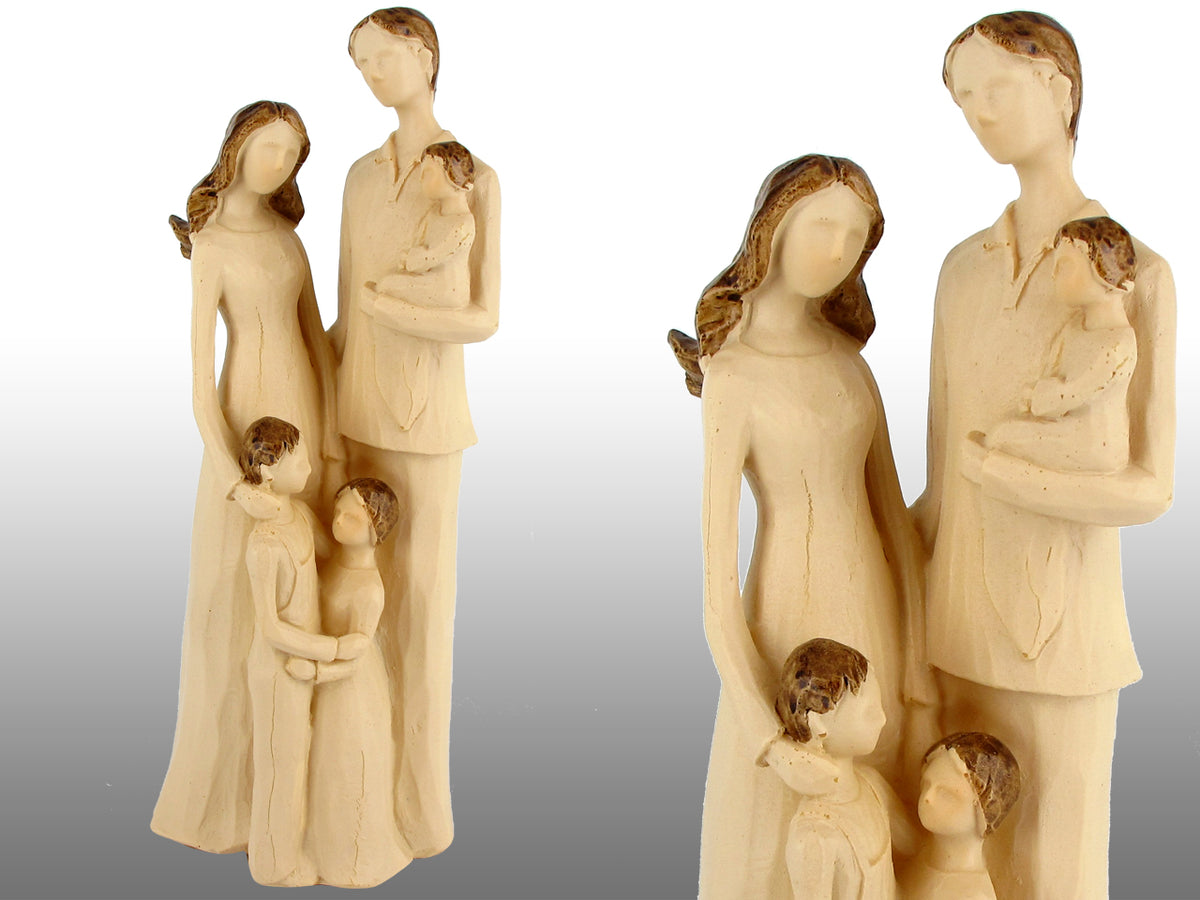 Figura de família, 24 cm, personalizável com gravação