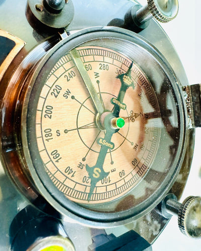 Antigo Compasso de Navegação Premium com Possibilidade de Gravação – Feito à Mão