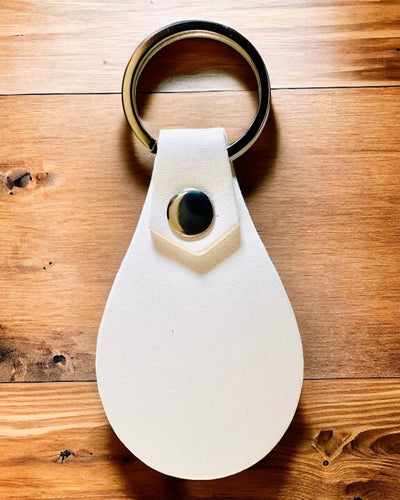 Porta-chaves de Couro PU Personalizável com Gravação - Disponível em 5 Cores