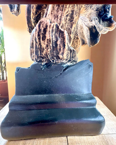 Estatueta Decorativa "Orgulho da Savana" – Figura de Cabeça de Elefante com possibilidade de gravação, para presente