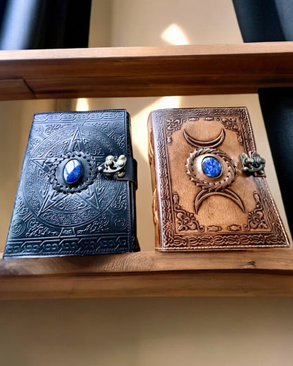 Dziennik Premium, Padrão Antigo, Caderno de Couro "Magiczna Kronika" 200 páginas, 2 variantes à escolha, personalização com gravação