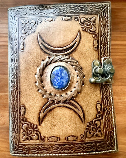 Dziennik Premium, Padrão Antigo, Caderno de Couro "Magiczna Kronika" 200 páginas, 2 variantes à escolha, personalização com gravação