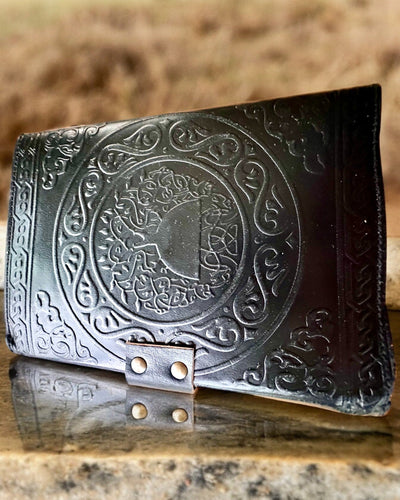 Dziennik Premium, Padrão Antigo, Caderno de Couro "Magiczna Kronika" 200 páginas, 2 variantes à escolha, personalização com gravação