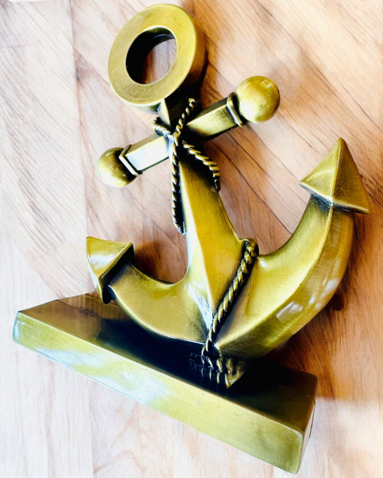 Âncora Decorativa de Alumínio - Decoração Elegante com Possibilidade de Gravação - 3 variantes de cores