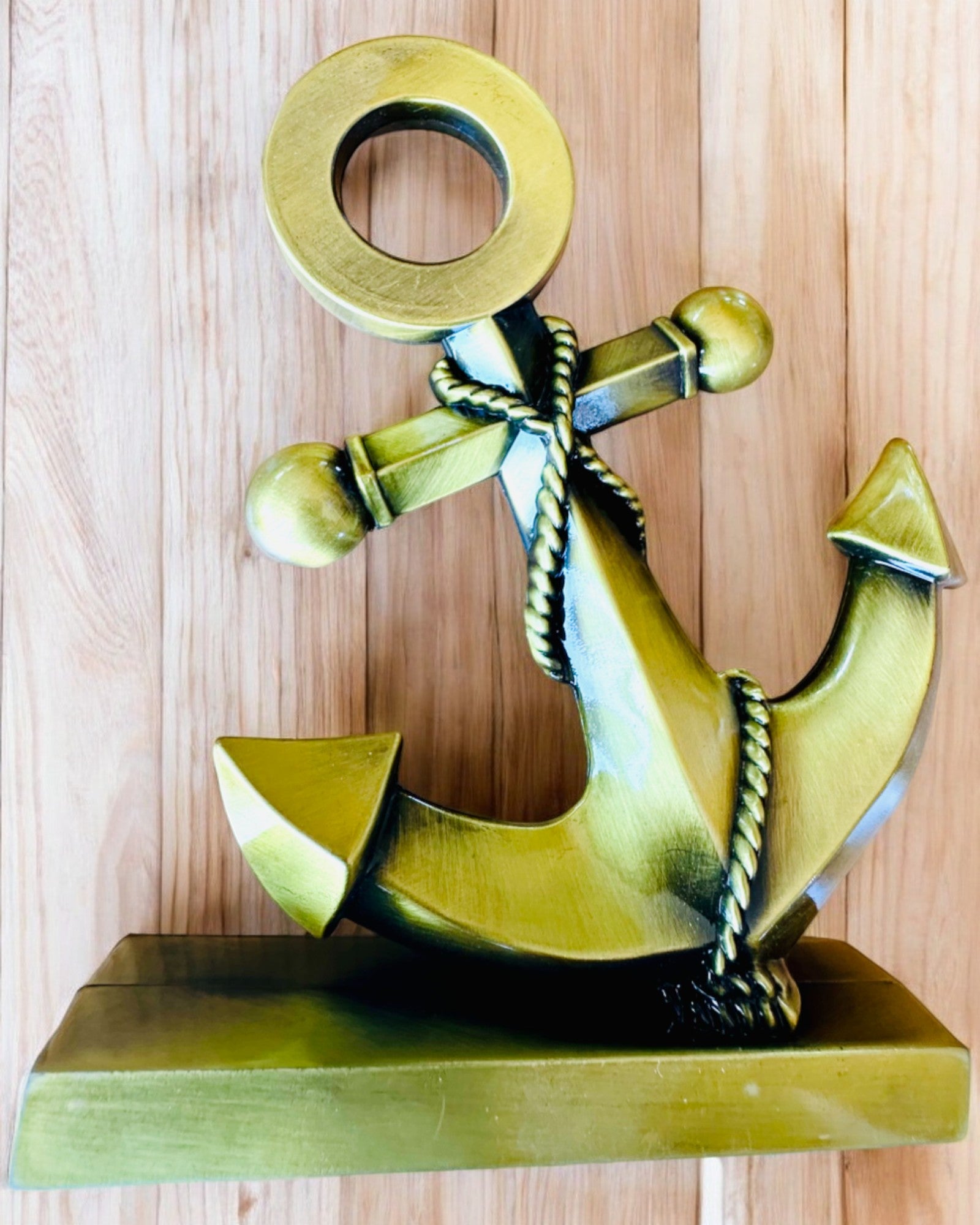 Âncora Decorativa de Alumínio - Decoração Elegante com Possibilidade de Gravação - 3 variantes de cores
