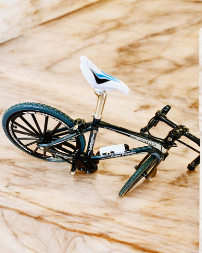 Modelo Miniatura de Metal Bicicleta Vermelha "SpeedMaster" personalização com gravação para presente, 2 variantes de cor