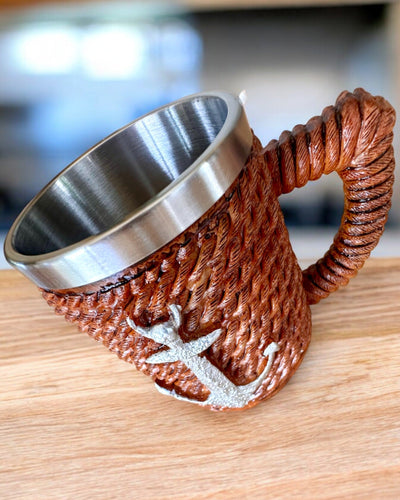 Caneca "Morski Skarb" de Aço Inoxidável, possibilidade de personalização com gravação para presente