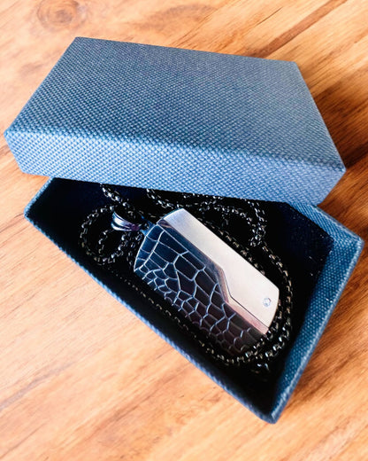 Colar Masculino Força Elegante - personalização com gravação para presente