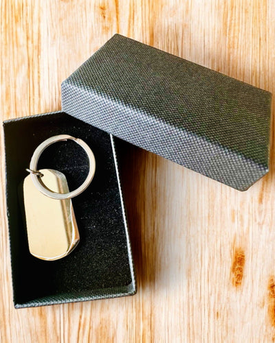 Brelok Militar ID "Nieśmiertelnik" de Aço Inoxidável – Gravura Personalizada