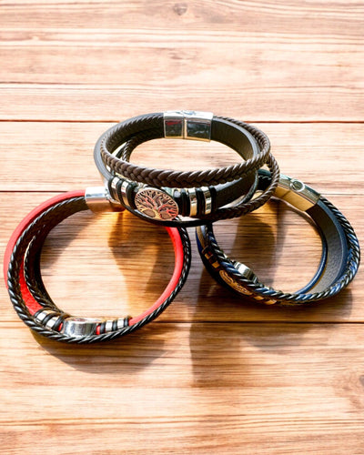 Pulseira "Árvore da Vida" com possibilidade de personalização para presente, 3 variantes de cores