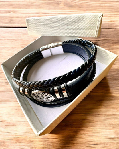 Pulseira "Árvore da Vida" com possibilidade de personalização para presente, 3 variantes de cores