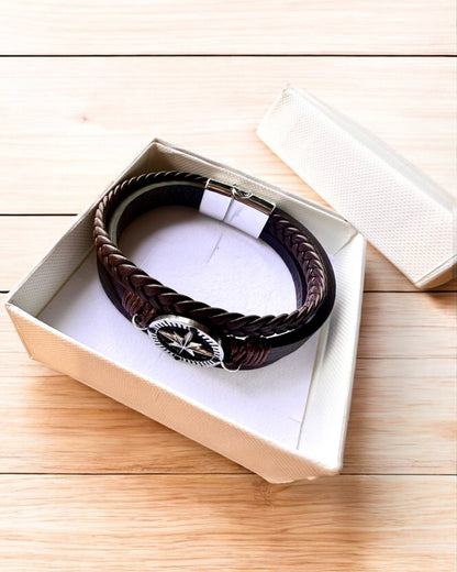 Pulseira "Compass Adventure" - possibilidade de personalização com gravação para presente, 2 variantes de cores à escolha