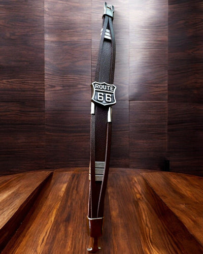 Pulseira do Viajante Route 66 - possibilidade de personalização com gravação