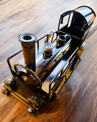 Locomotiva de ferro "Retro Express" – decoração, modelo, feito à mão com possibilidade de gravação para presente