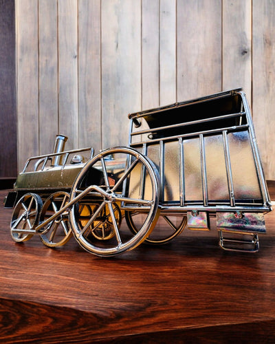 Locomotiva de ferro "Retro Express" – decoração, modelo, feito à mão com possibilidade de gravação para presente