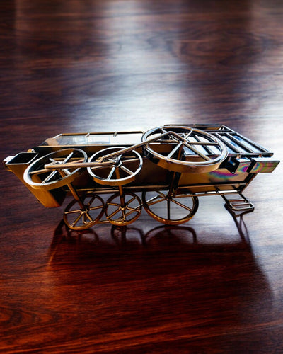 Locomotiva de ferro "Retro Express" – decoração, modelo, feito à mão com possibilidade de gravação para presente