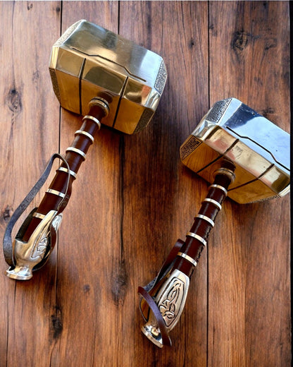 Martelo de Thor "Chief" - Martelo Artesanal Feito à Mão, personalização com gravação para presente