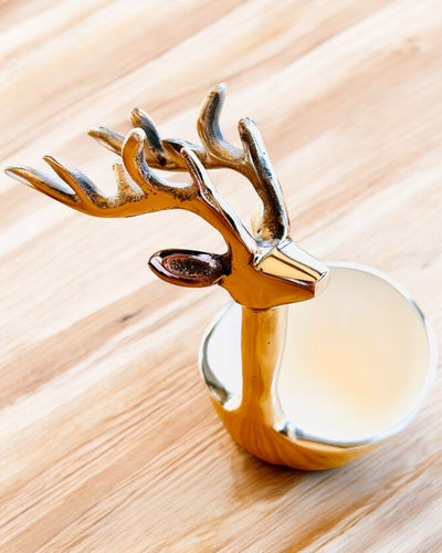 Tigela Elegante Beleza com Chifres – Artesanato da Índia, personalização com gravação