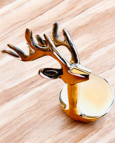 Tigela Elegante Beleza com Chifres – Artesanato da Índia, personalização com gravação