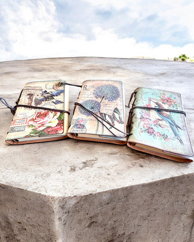 Notatnik Vintage Memoire com gravação personalizada - 3 modelos à escolha, caderno para presente