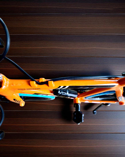 Modelo em miniatura de bicicleta colecionável em metal "Speed Rider 1.2" – personalização com gravação para presente, 2 variantes de cor