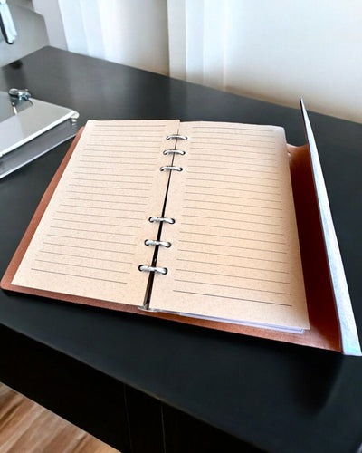 Notatnik Vintage Memoire com gravação personalizada - 3 modelos à escolha, caderno para presente