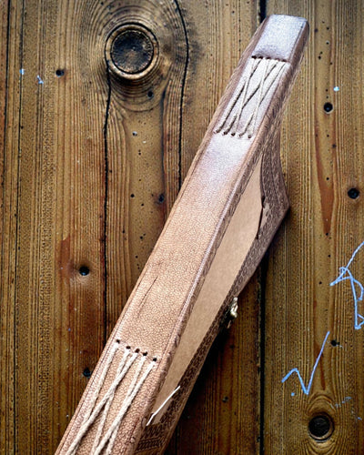 Livro de Memórias de Couro Heritage – Caderno Personalizado 25 × 33 cm