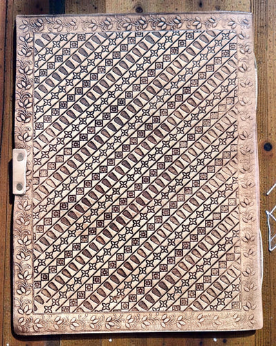 Livro de Memórias de Couro Heritage – Caderno Personalizado 25 × 33 cm