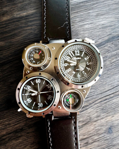 Relógio de Sobrevivência "Explorer 4em1", possibilidade de personalização com gravação para presente