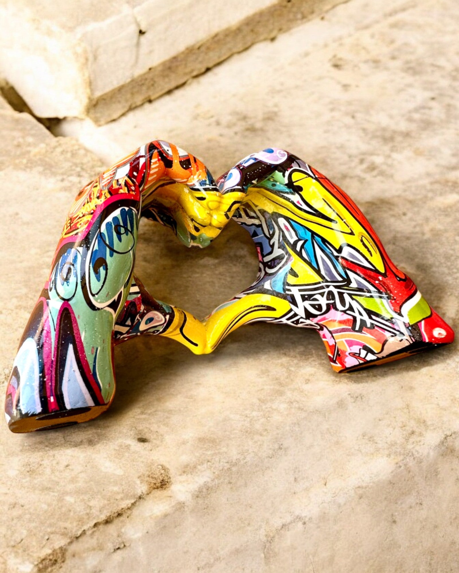 Figura decorativa Colorido Suporte Decorativo ArtBrace - possibilidade de personalização com gravação, para presente