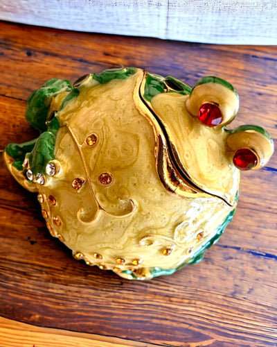 Caixa decorativa elegante "Żabi Skarb" para presente personalizável, com opção de gravação