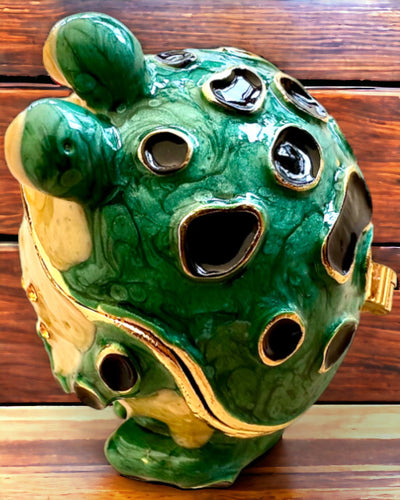 Caixa decorativa elegante "Żabi Skarb" para presente personalizável, com opção de gravação