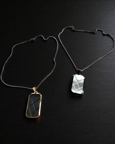 Colar masculino Dog Tag "SteelVision" – aço inoxidável, 15 variantes, personalização com gravação