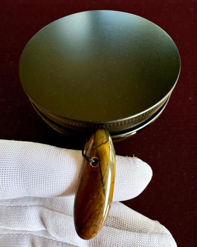 Vela Intencional Poder do Tigre – Autoconfiança e Prosperidade, 250 ml, possibilidade de personalização da tampa para presente