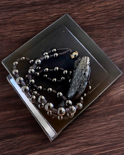 Dente de Lobo de Jade - Amuleto de Força e Proteção, possibilidade de personalização com gravação para presente