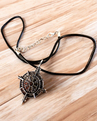 Amuleto Guerreiro do Norte - Bússola Viking, possibilidade de personalização com gravação para presente, 2 variantes à escolha