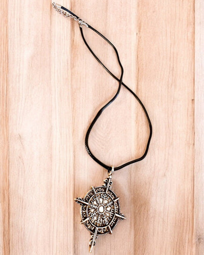 Amuleto Guerreiro do Norte - Bússola Viking, possibilidade de personalização com gravação para presente, 2 variantes à escolha