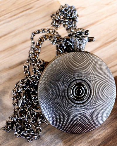 Relógio de Bolso Rosa da Noite, possibilidade de personalização com gravação para presente