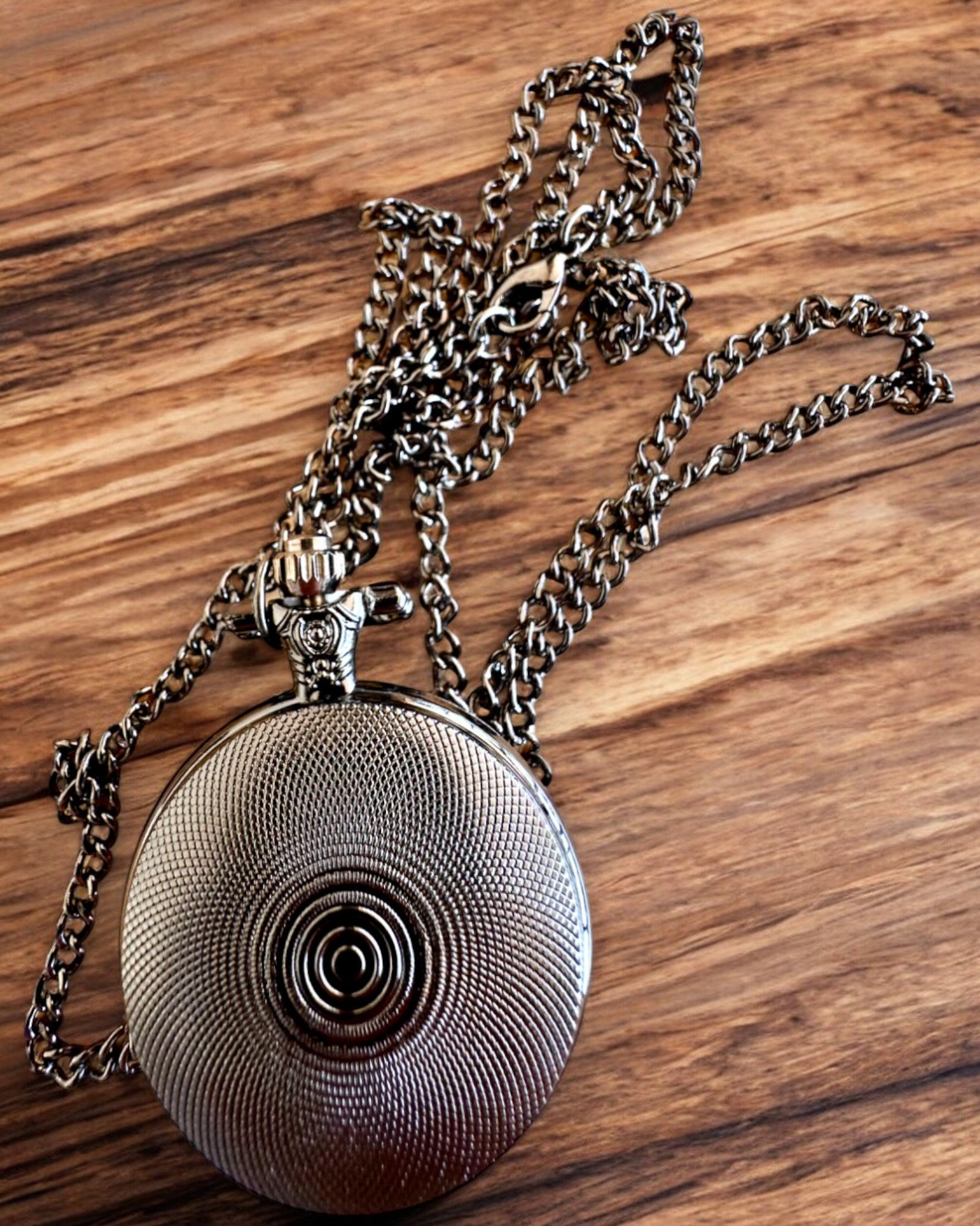 Relógio de Bolso Espacial "Segredo Galáctico", personalização com gravação para presente